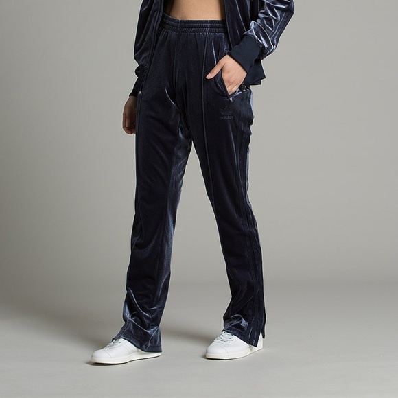 adidas velvet track pants womens